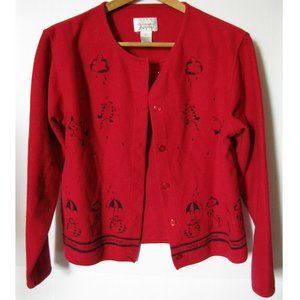 Christopher & Banks Raining Cats and Dogs Jacket